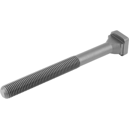 Kipp Screw For T-Slot DIN787 D1=M24X240, L=400, Carbon Steel Black K0698.28400